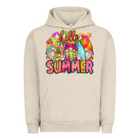 Pigment French Oak hello summer gnomes Urban Hoodie - Zillion Design Studio
