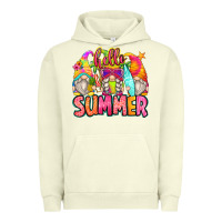 Pigment Pistachio hello summer gnomes Urban Hoodie - Zillion Design Studio
