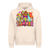Sandshell hello summer gnomes Urban Hoodie - Zillion Design Studio