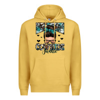 Antique Gold cowhide junkie messy bun Premium Hoodie - Zillion Design Studio