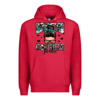 Cardinal cowhide junkie messy bun Premium Hoodie - Zillion Design Studio