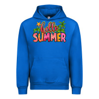 Cobalt hello summer Urban Hoodie - Zillion Design Studio