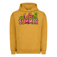 Pigment Peanut Butter hello summer Urban Hoodie - Zillion Design Studio