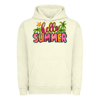 Pigment Pistachio hello summer Urban Hoodie - Zillion Design Studio