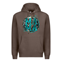 Coffee cowhide mama lighting bolt Premium Hoodie - Zillion Design Studio