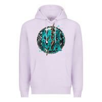 Lilac cowhide mama lighting bolt Premium Hoodie - Zillion Design Studio
