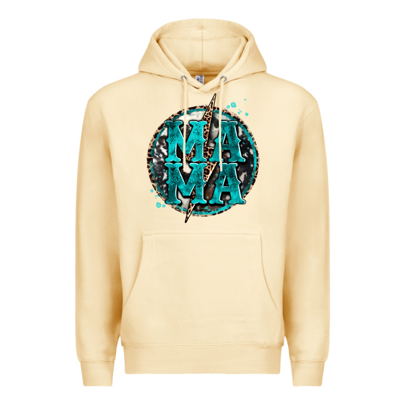 Cowhide Mama Lighting Bolt Premium Hoodie by Zillion Design Studio | Teevron