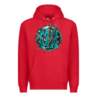 Red cowhide mama lighting bolt Premium Hoodie - Zillion Design Studio