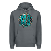Rock cowhide mama lighting bolt Premium Hoodie - Zillion Design Studio