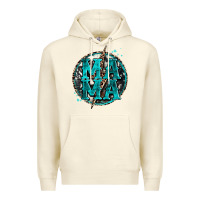 Sandshell cowhide mama lighting bolt Premium Hoodie - Zillion Design Studio