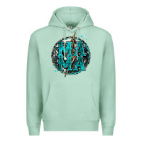 Seafoam cowhide mama lighting bolt Premium Hoodie - Zillion Design Studio