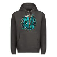 Smoke cowhide mama lighting bolt Premium Hoodie - Zillion Design Studio