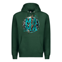 Sports Green cowhide mama lighting bolt Premium Hoodie - Zillion Design Studio