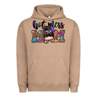 Pigment Burro hot mess mom messy bun Urban Hoodie - Zillion Design Studio