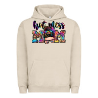Pigment French Oak hot mess mom messy bun Urban Hoodie - Zillion Design Studio