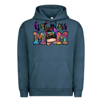 Pigment Midnight Navy hot mess mom messy bun Urban Hoodie - Zillion Design Studio