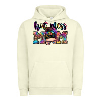 Pigment Pistachio hot mess mom messy bun Urban Hoodie - Zillion Design Studio