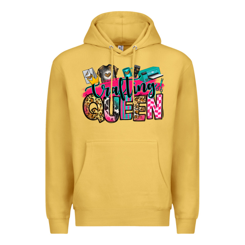 Crafting Queen Premium Hoodie by Zillion Design Studio | Teevron