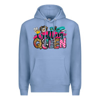 Colony Blue crafting queen Premium Hoodie - Zillion Design Studio