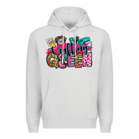 Dove Grey crafting queen Premium Hoodie - Zillion Design Studio