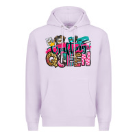 Lilac crafting queen Premium Hoodie - Zillion Design Studio