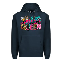 Navy crafting queen Premium Hoodie - Zillion Design Studio