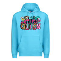 Ocean Blue crafting queen Premium Hoodie - Zillion Design Studio
