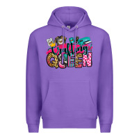 Purple crafting queen Premium Hoodie - Zillion Design Studio