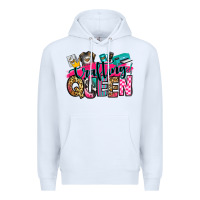 White crafting queen Premium Hoodie - Zillion Design Studio