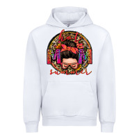 White hot mom summer messy bun Urban Hoodie - Zillion Design Studio