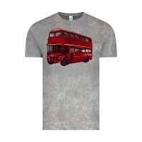 Cloud Rock double decker bus Vintage Tee - Artiststas