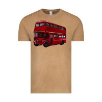 Vintage Camel double decker bus Vintage Tee - Artiststas