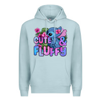Blue Mist cute and fluffy stitch Premium Hoodie - Zillion Design Studio