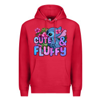Cardinal cute and fluffy stitch Premium Hoodie - Zillion Design Studio