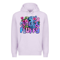 Lilac cute and fluffy stitch Premium Hoodie - Zillion Design Studio