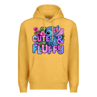 Mustard cute and fluffy stitch Premium Hoodie - Zillion Design Studio