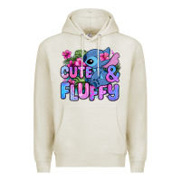 Oatmeal Heather cute and fluffy stitch Premium Hoodie - Zillion Design Studio