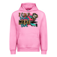 Fuchsia Pink i can totally make that Urban Hoodie - Zillion Design Studio