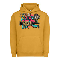 Pigment Peanut Butter i can totally make that Urban Hoodie - Zillion Design Studio