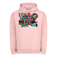 Pigment Salmon i can totally make that Urban Hoodie - Zillion Design Studio