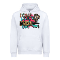 White i can totally make that Urban Hoodie - Zillion Design Studio