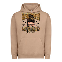 Pigment Burro leopard junkie messy bun Urban Hoodie - Zillion Design Studio