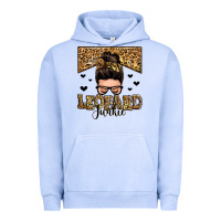 Pigment Grape Ice leopard junkie messy bun Urban Hoodie - Zillion Design Studio