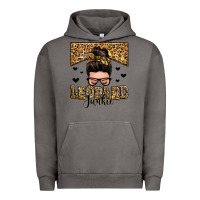 Pigment Tornado leopard junkie messy bun Urban Hoodie - Zillion Design Studio
