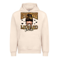 Sandshell leopard junkie messy bun Urban Hoodie - Zillion Design Studio