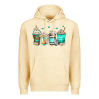Pina Colada daisy coffee cups Premium Hoodie - Zillion Design Studio