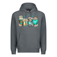 Rock daisy coffee cups Premium Hoodie - Zillion Design Studio