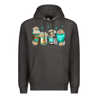Smoke daisy coffee cups Premium Hoodie - Zillion Design Studio