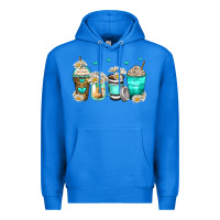 True Royal daisy coffee cups Premium Hoodie - Zillion Design Studio