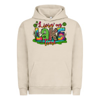 Pigment French Oak living on lake time Urban Hoodie - Zillion Design Studio